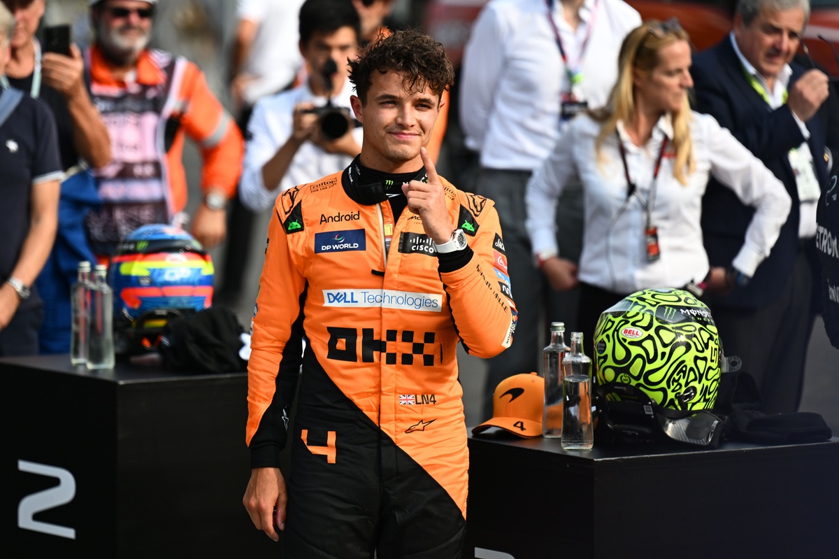 Lando Norris Pole Position